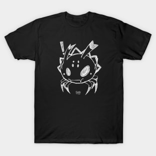 Kumoko Pencil Drawing Fanart from So I'm a Spider, So What? / Kumo Desu ga Nani ka Anime Manga - Black T-Shirt